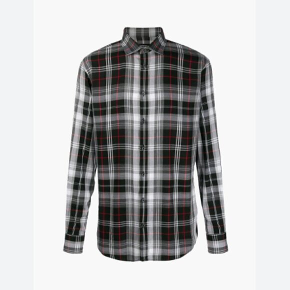 DSquared2 Red Checked Button Down Shirt - Picture 2 of 9